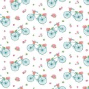 Floral Dreams Col 104 Bikes White - Due Sept/Oct