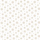 White Christmas Col 102 Snowflake White/Gold - Due May/June