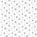 White Christmas Col 106 Snowflake White/Navy/Silver - Due May/June